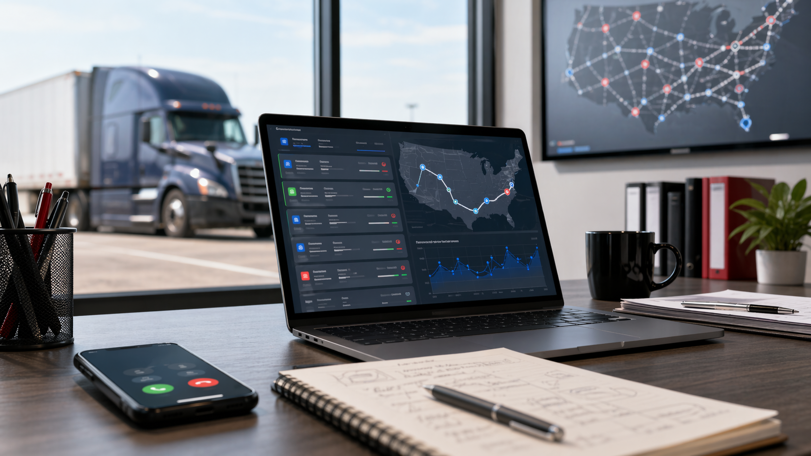 Owner-operator trucking profit growth supported by better dispatch service and freight planning